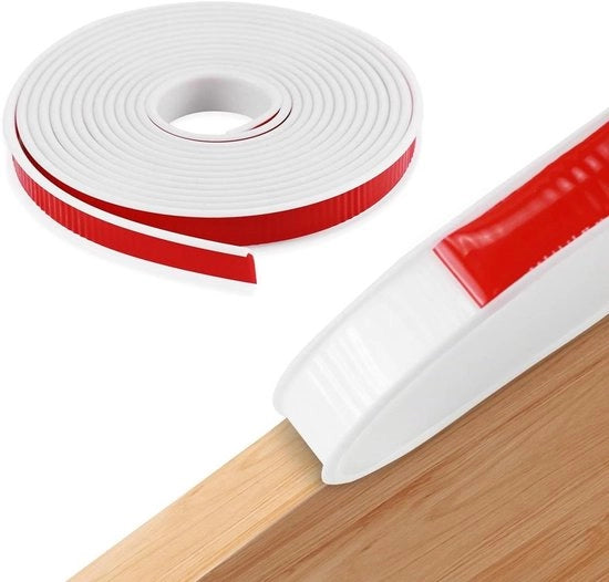 Tappetino di protezione per mobili Premium - Nastro di protezione flessibile 18 mm x 5 m - Autoadesivo - Protezione per bordi di cassetti, tavoli di lavoro, cucina, bagno, tavoli, comodini