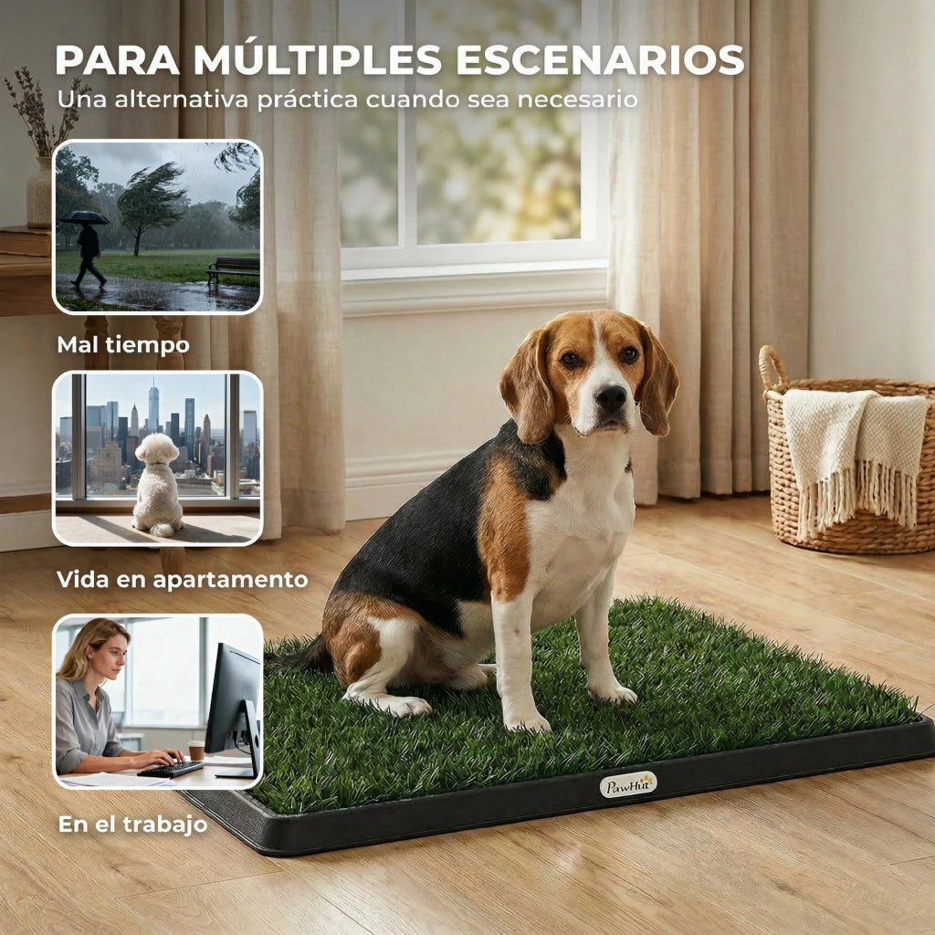 Tappetino Erba Sintetica per Cani ¨C Zephmum ¨C Verde 76x50.5 cm