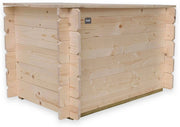 Baule Cassapanca da Esterno 98x60xh56 cm Giunone in Legno di Abete Naturale