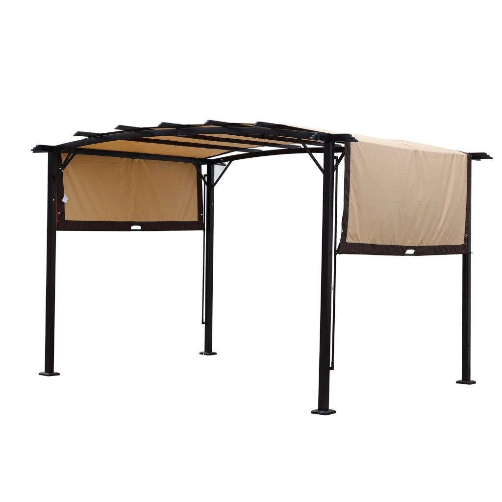 Telo di Ricambio per Pergola Curva ¨C Xylo ¨C Impermeabile, Anti-UV, Beige, 12x9ft