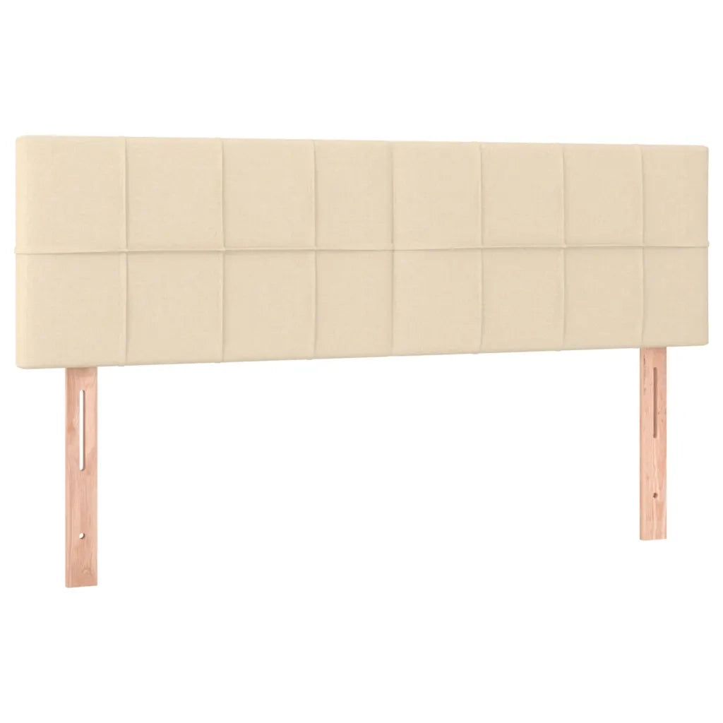 Giroletto a Molle con Materasso Crema 140x19 cm in Tessuto 3130270