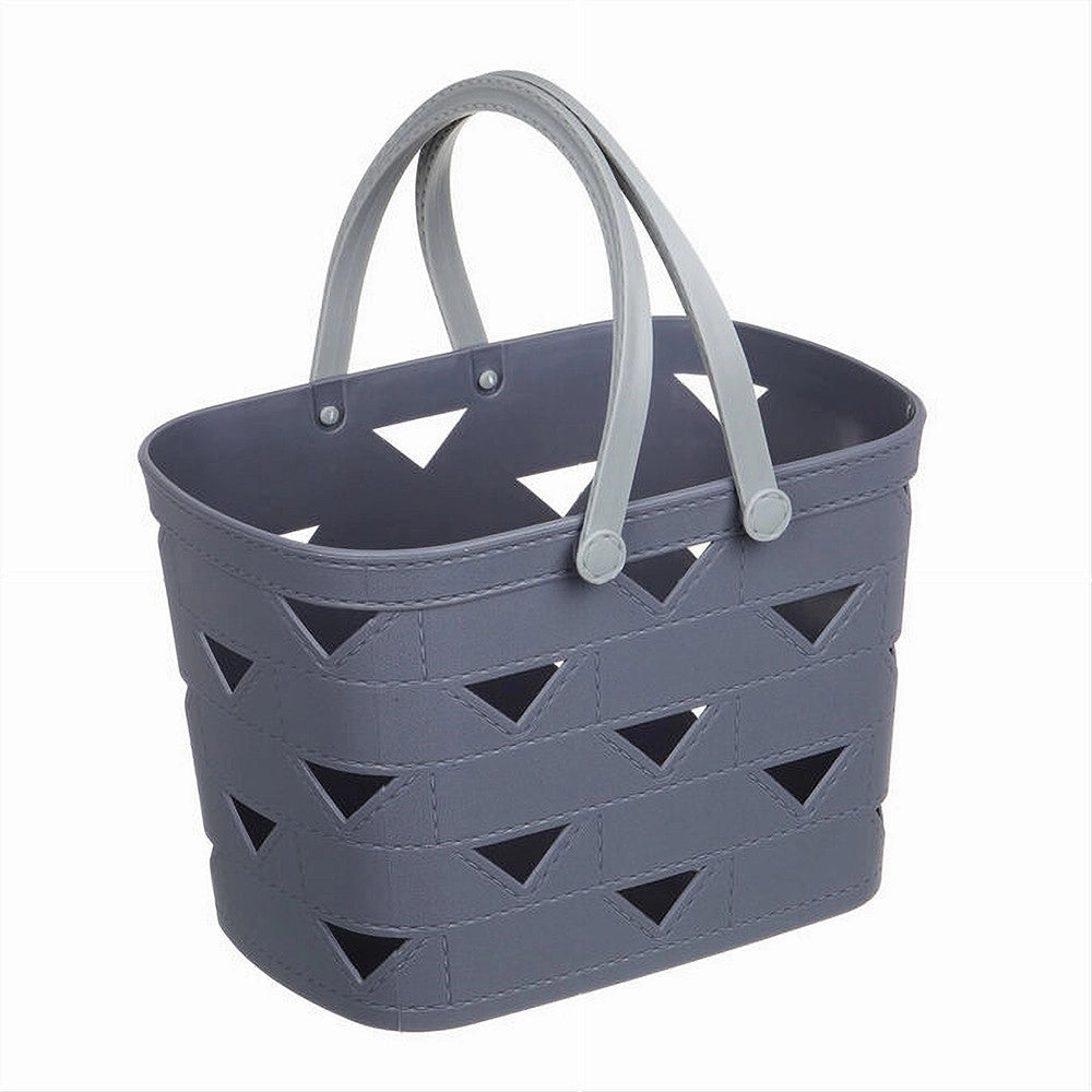 Trade Shop - Cesto Cestino Portatutto Oggetti Con Manici 26.5x18x17cm Multiuso Assortiti 10722 -