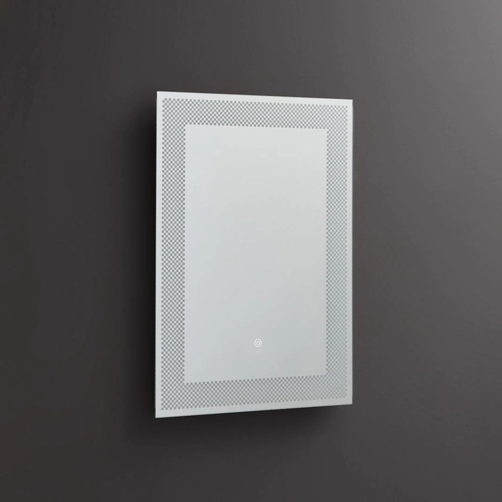 Specchio rettangolare 50x70 decorato LED
