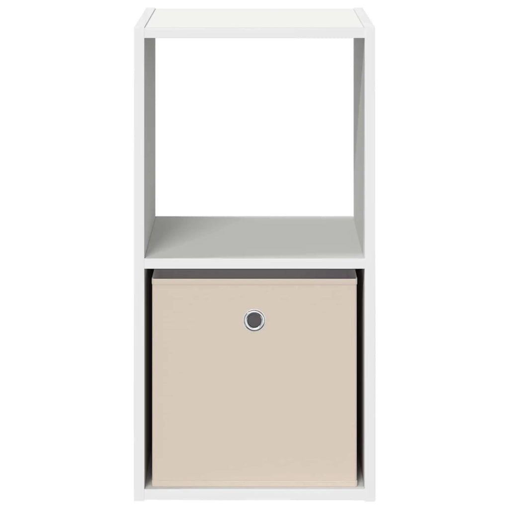 Comodino 2 pcs Bianco 35 x 32 x 68,5 cm Legno multistrato 8000629