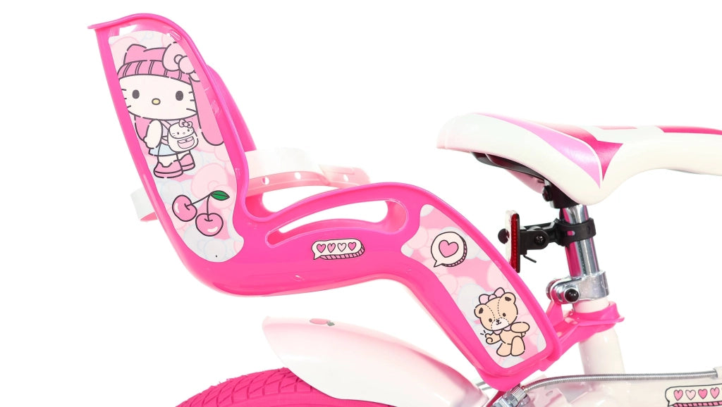 HELLO KITTY 16", bicicletta per bambini, adatta ad etÃƒÂ  tra i 5 e i 7 anni, per altezza tra 105 e 135 cm, con cest