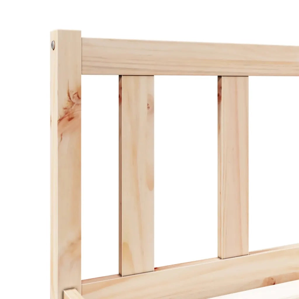 vidaXL Letto Extra Lungo senza Materasso 90x210 cm in Legno di Pino