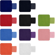 10 pacchi di penne tenute con lacci elastiche con anello in pelle adesivo, penne tenute con lacci elastiche, anelli per penne colorati per agenda, diario, calendario
