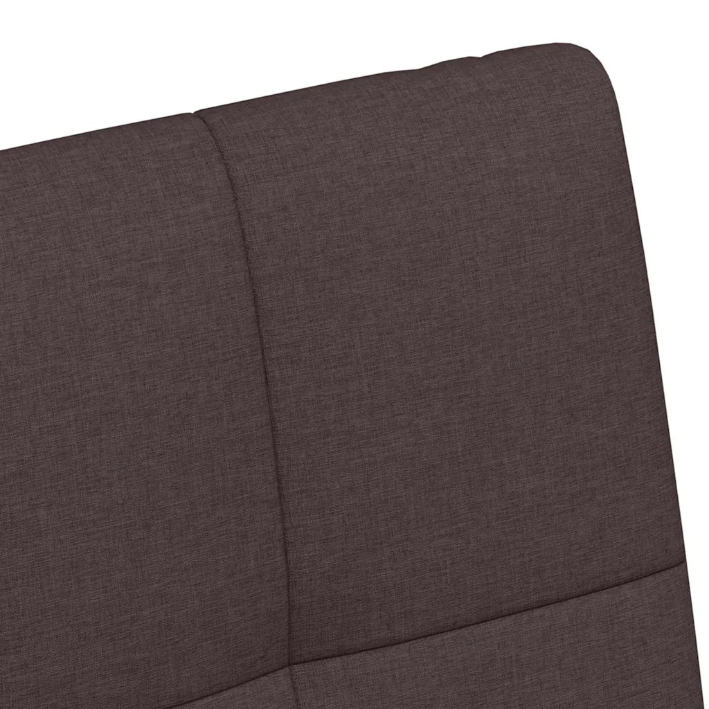 Sedie da Pranzo con Ruote 2 pcs Marrone scuro 58 x 65 x 94 cm 42017833