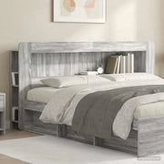 Testata del letto Grigio Sonoma Legno ingegnerizzato
