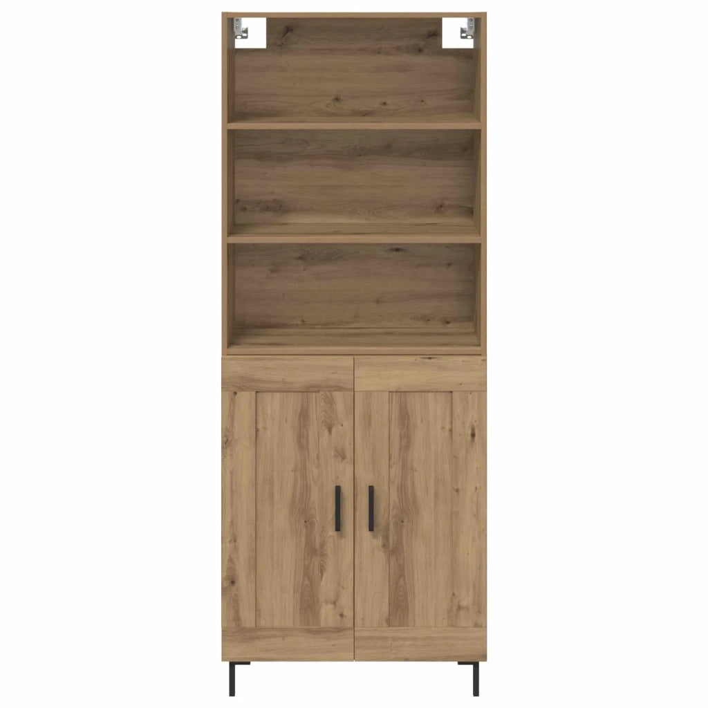 Credenza-Buffet-Armadio da cucina Rovere artigianale 69,5 x 34 x 180 cm 378468