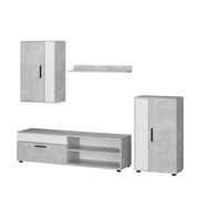 Vicco Parete attrezzata Calcestruzzo Set di 4