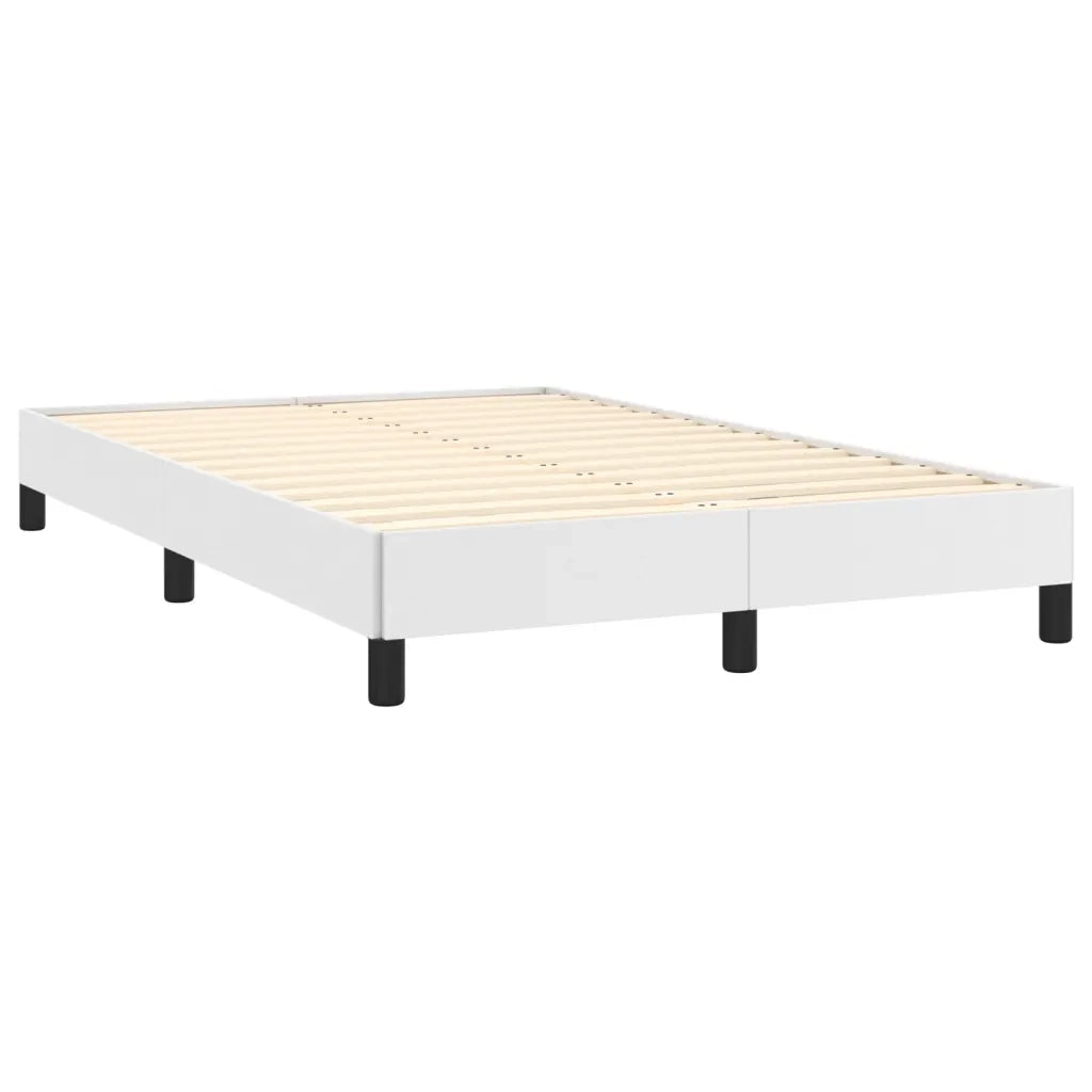 Giroletto senza Materasso-Struttura Letto Bianco 120x190 cm Similpelle 772167