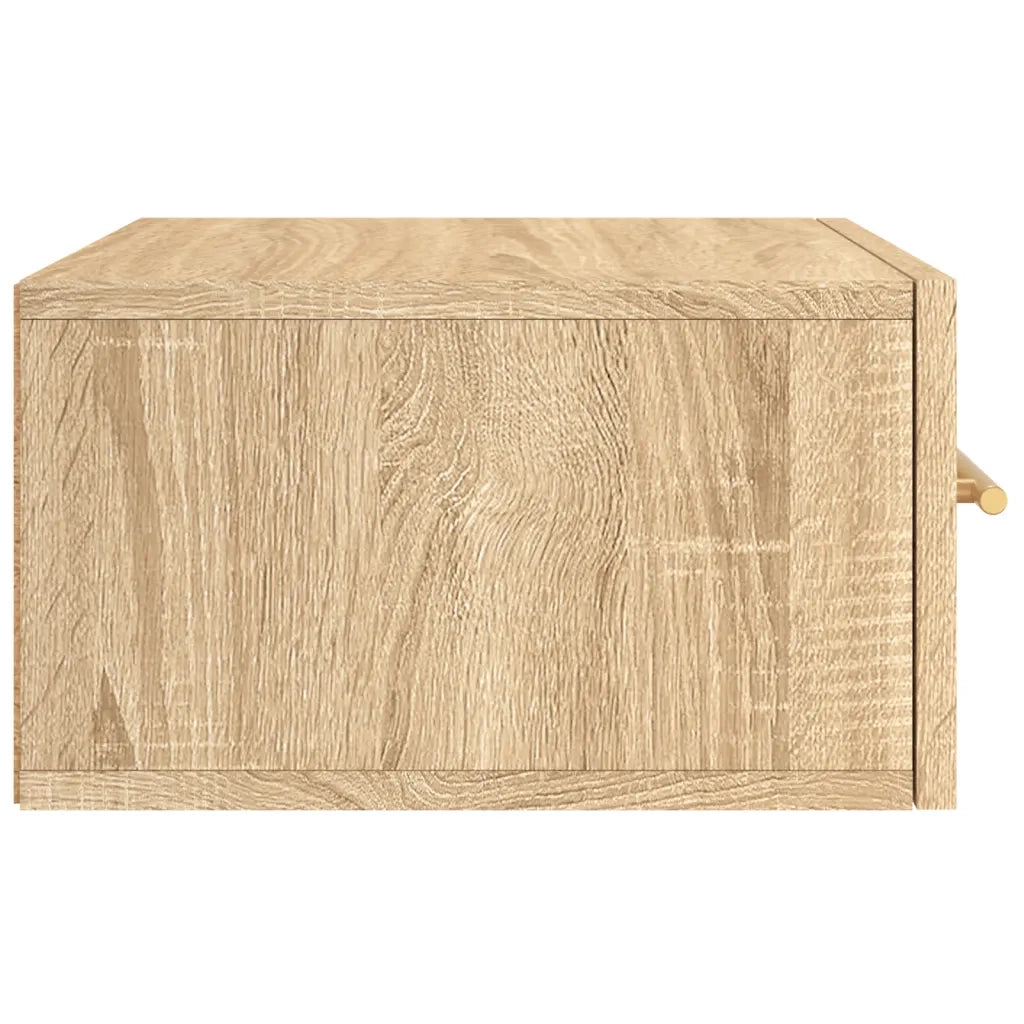 Comodino a Muro Rovere Sonoma 35x35x20 cm 829794