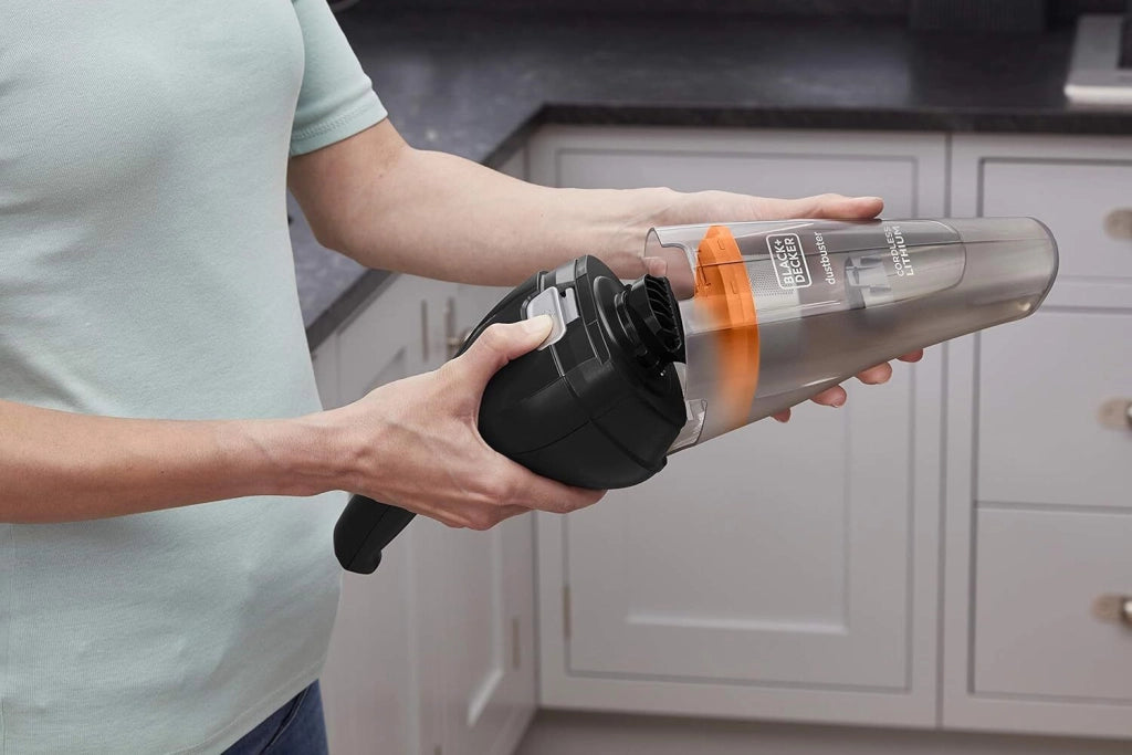Black & Decker NVC115BJL-QW aspirapolvere senza filo Nero Senza sacchetto