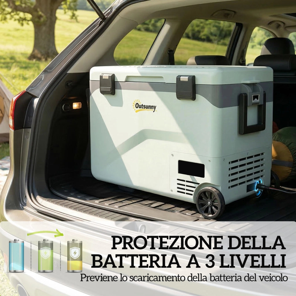 Frigorifero Portatile a Compressore 42.5L ¨C zephmum ¨C Bianco