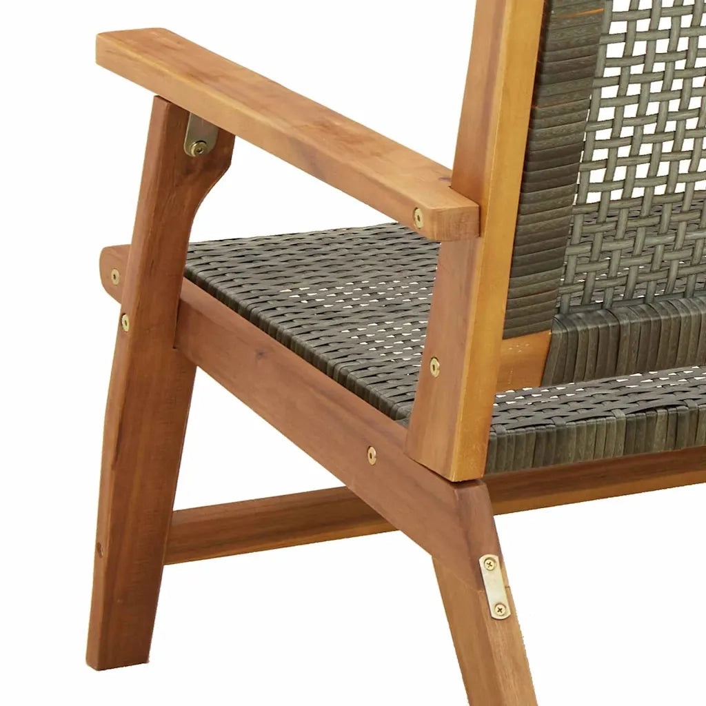 Arredamento da Giardino 2 pcs Grigio 67 x 78 x 73 cm 367828