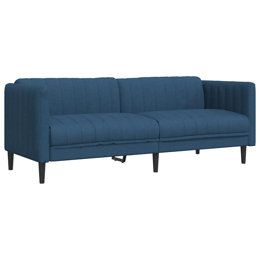 Set di Divani 3 pz Blu in Tessuto 3209235