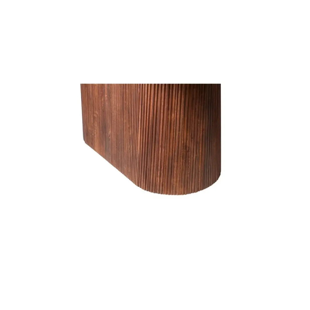 Collezione tavolo RIMBAUD effetto legno marrone chiaro lunghezza 230 cm