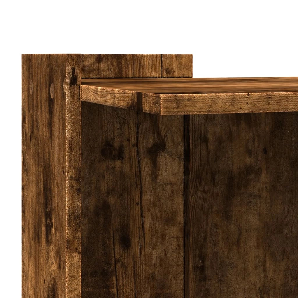 Mobiletto per lettiera per gatti in legno ingegnerizzato marrone 02_0043317