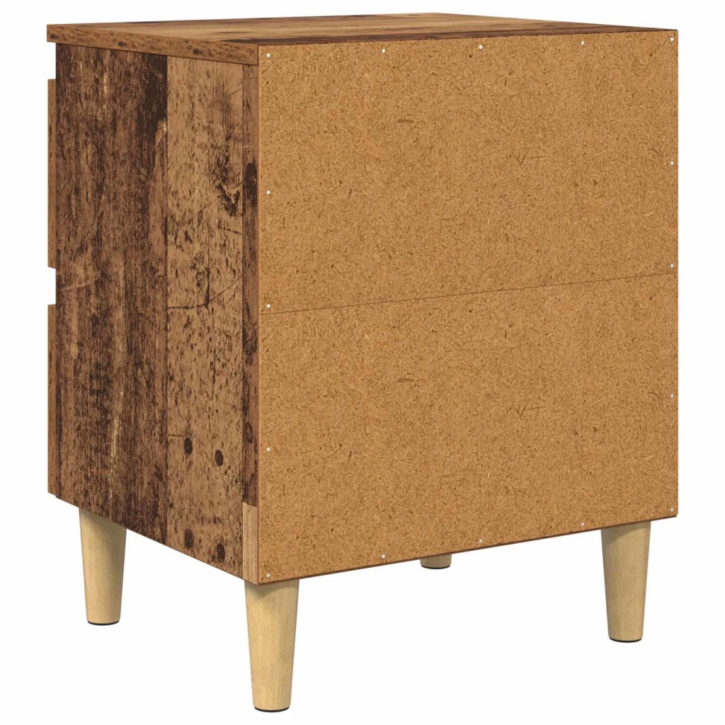 Armadietto per letto con cassetto Legno vecchio 40 x 35 x 50 cm CFW3695685