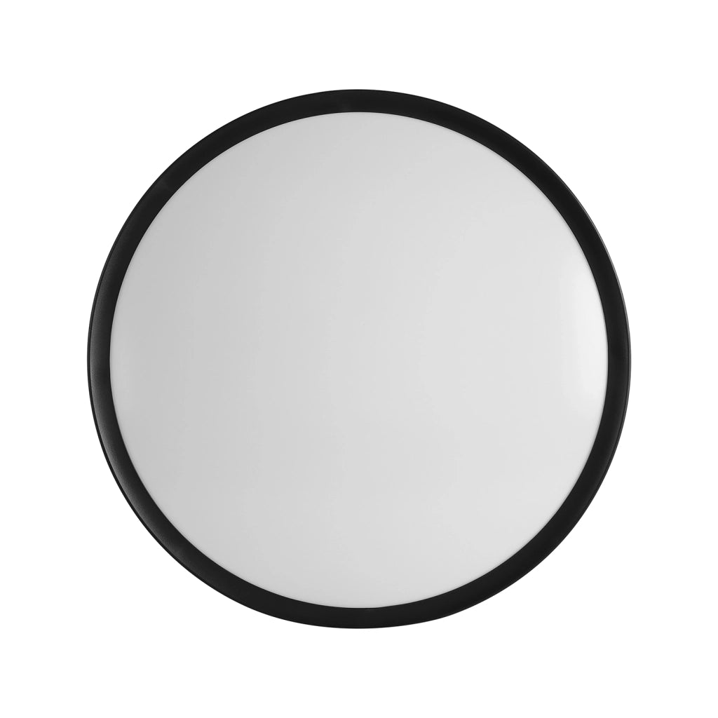 Plafoniera Contemporanea Musurita Policarbonato Nero 6 Luci Led Integrato 5,5W