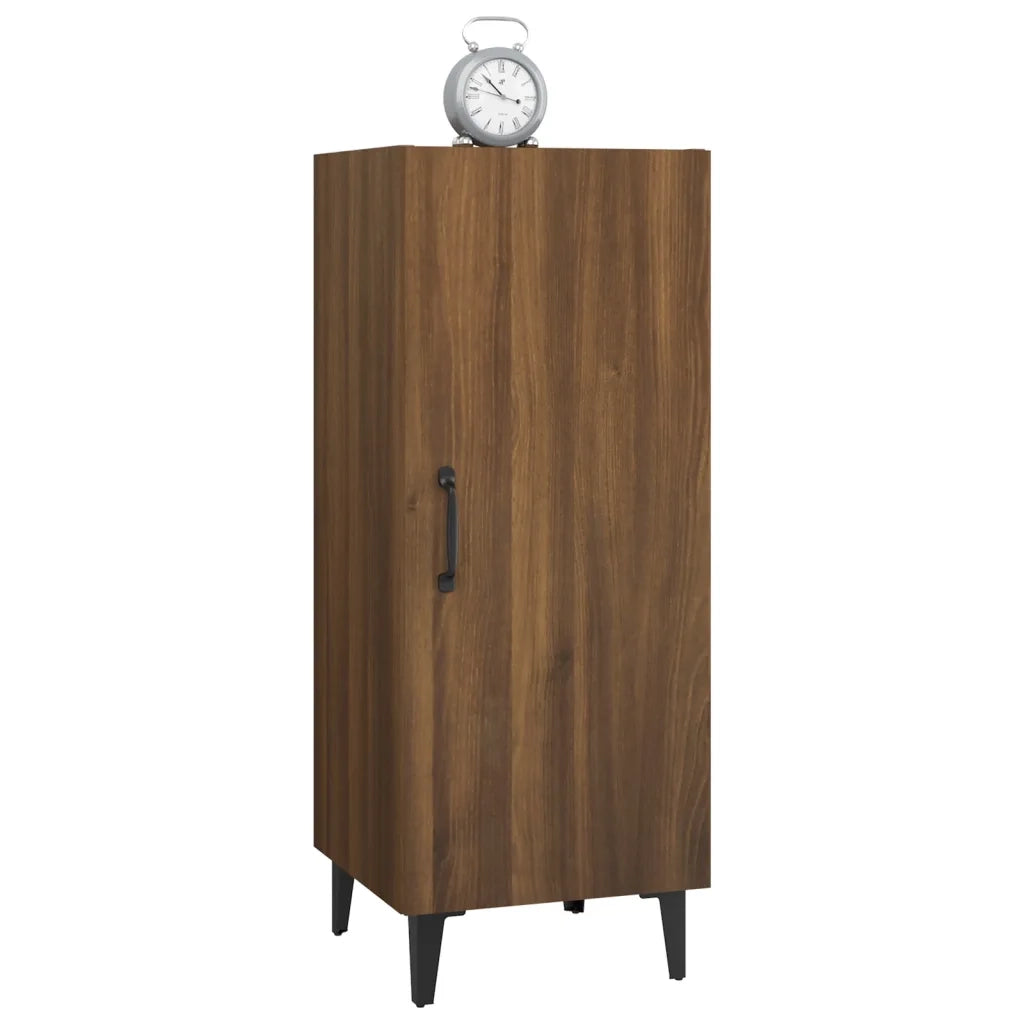 Credenza-Buffet-Armadio da cucina Rovere Marrone 34,5x34x90 cm in Legno Multistrato 695356