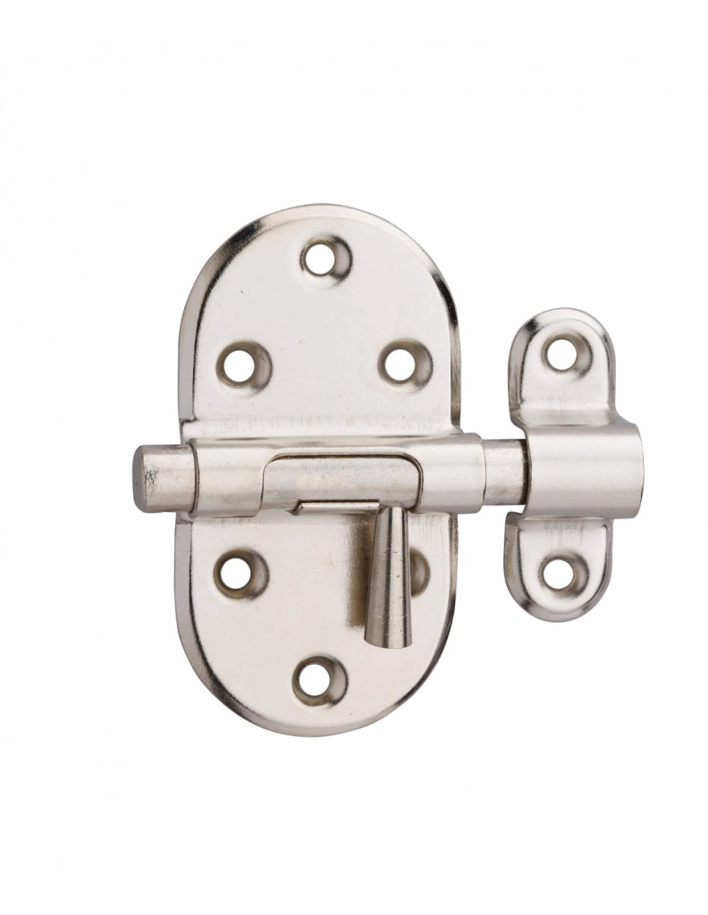 Chiusura a chiavistello per porta, acciaio, Ø 8 mm, nichelato – THIRARD