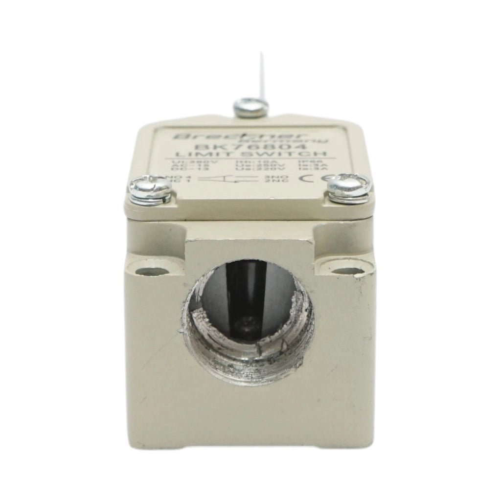Interruttore di fine corsa con filo a molla flessibile – 380V / 1NO + 1NC / IP66 Breckner Germany