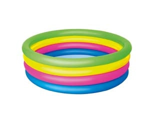 PISCINA GONFIABILE TONDA 4 ANELLI  +3 ANNI  ø cm.157x46h.  Kg.2,1 (art.51117)    BESTWAY