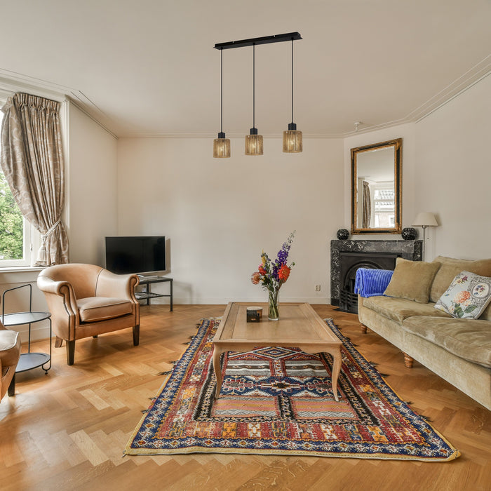 Lampada APP1821-3CP Nature Black