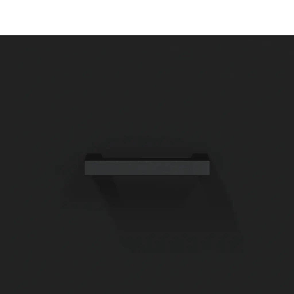 Mobile Porta TV Nero 80x36x50 cm in Legno Multistrato 828973