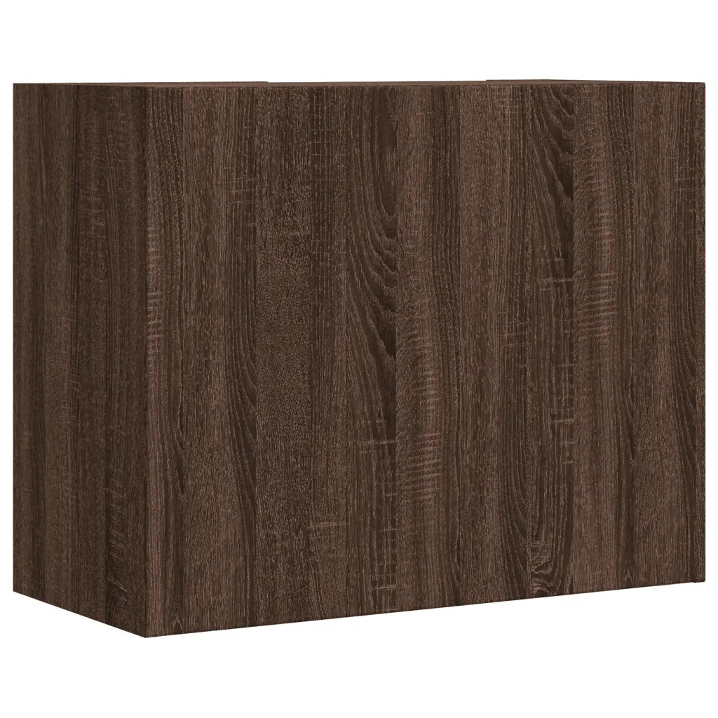 Armadietto a Muro | Mobile a Parete Rovere Marrone 75x35x60 cm in Truciolato