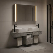 Set di Armadi da Bagno 4 pcs Grigio Cemento 3406306