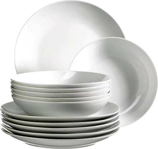 Set da Tavola per 6 Persone - Servizio da Tavola in Porcellana - 12-Delicato Set da Tavola per 6 Persone 

Modello: 12-Delicato Set da Tavola per 6 Persone 

Specifiche tecniche: 

- Set da tavola per 6 persone 
- 12 pezzi 
- Porselein