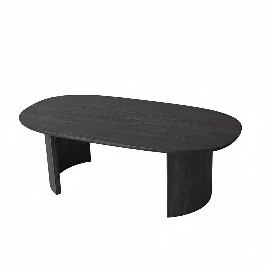 Tavolino in legno "Hudson" - 120 x 60 x 40 cm - Grigio antracite
