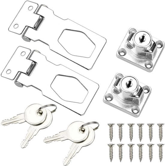 Set di sicurezza per serrature con chiave - duraturo e facile da utilizzare - con 2 pezzi