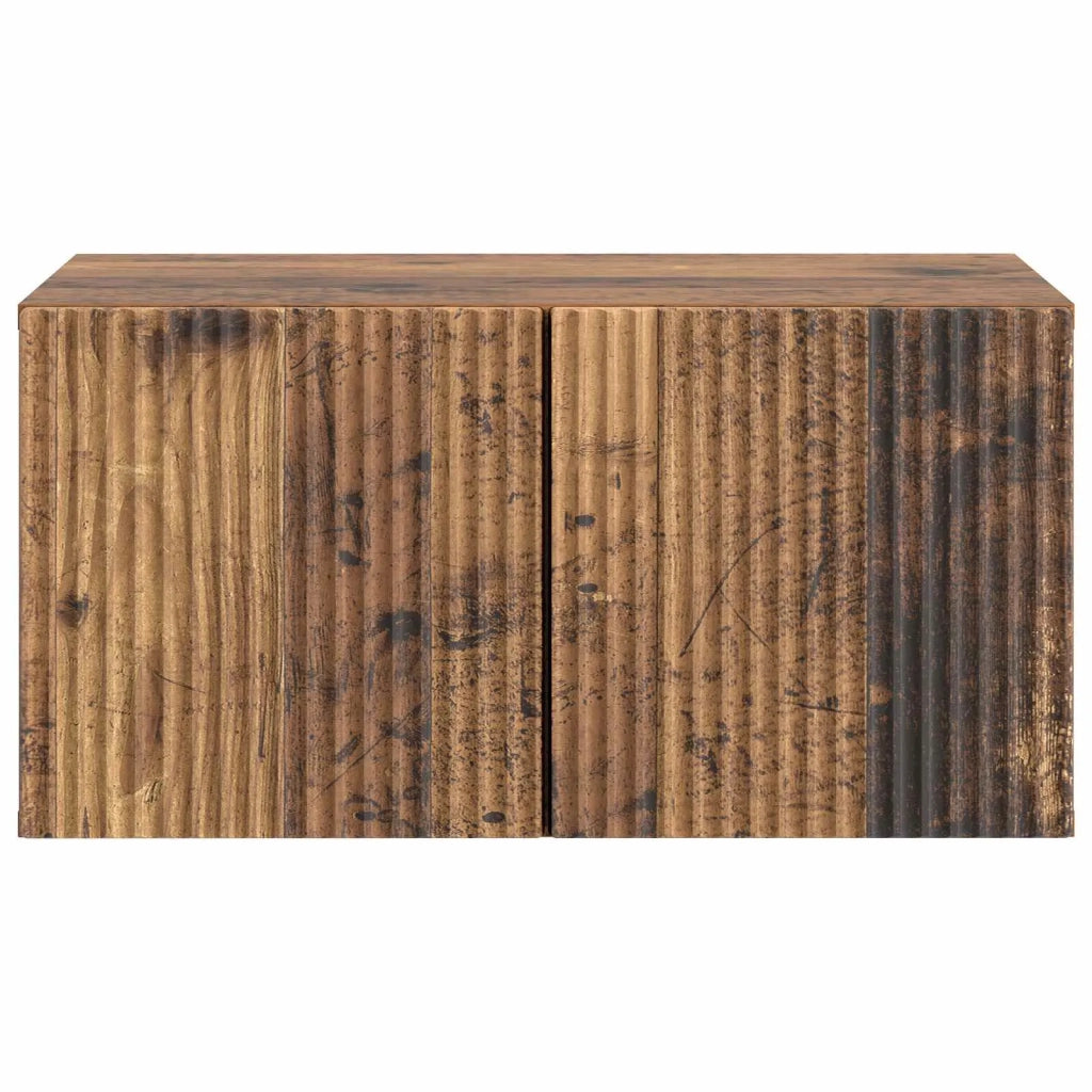 Mobile Porta TV da Muro Legno antico 59,5 x 41 x 30 cm