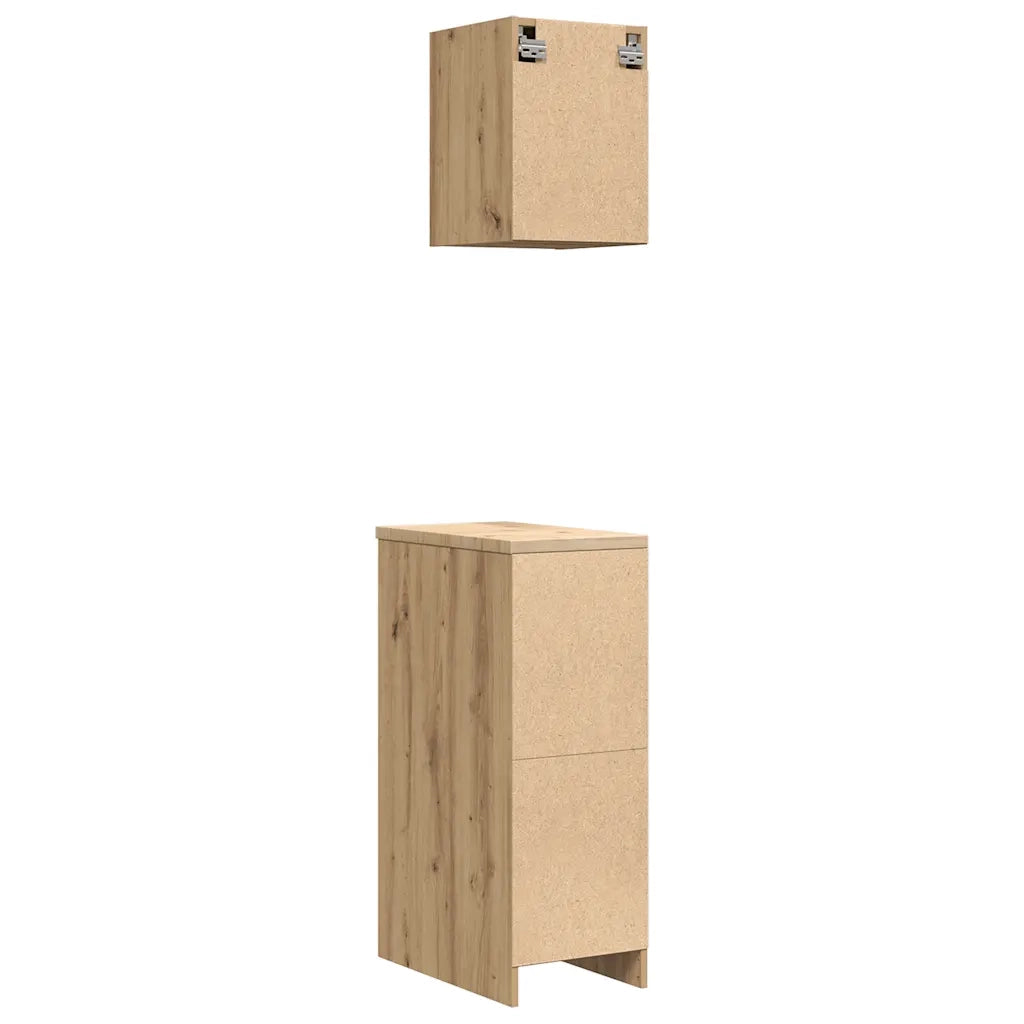 Armadi da Garage 2 pz Rovere Artigianale in Legno Multistrato CFW4459521