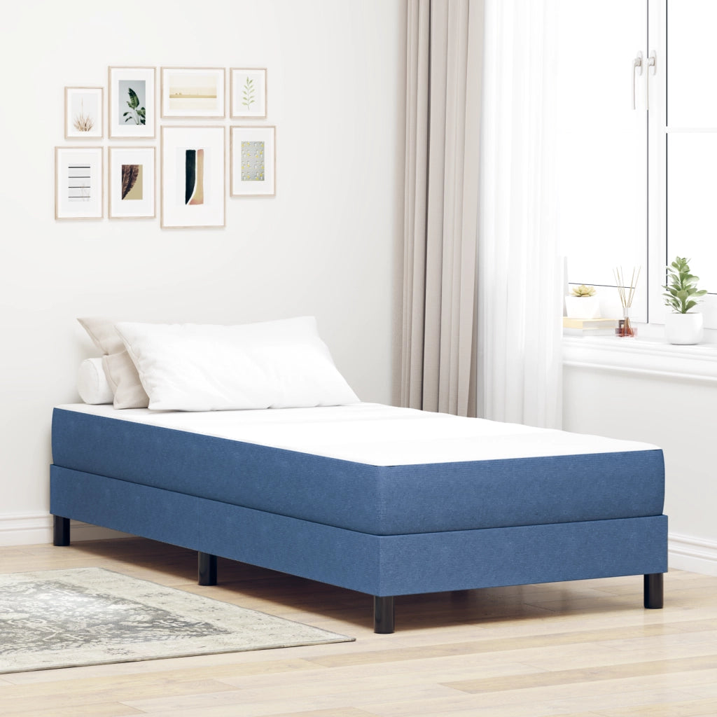Materasso a Molle Pocket  Blu Medio 90x190x20 cm in Tessuto