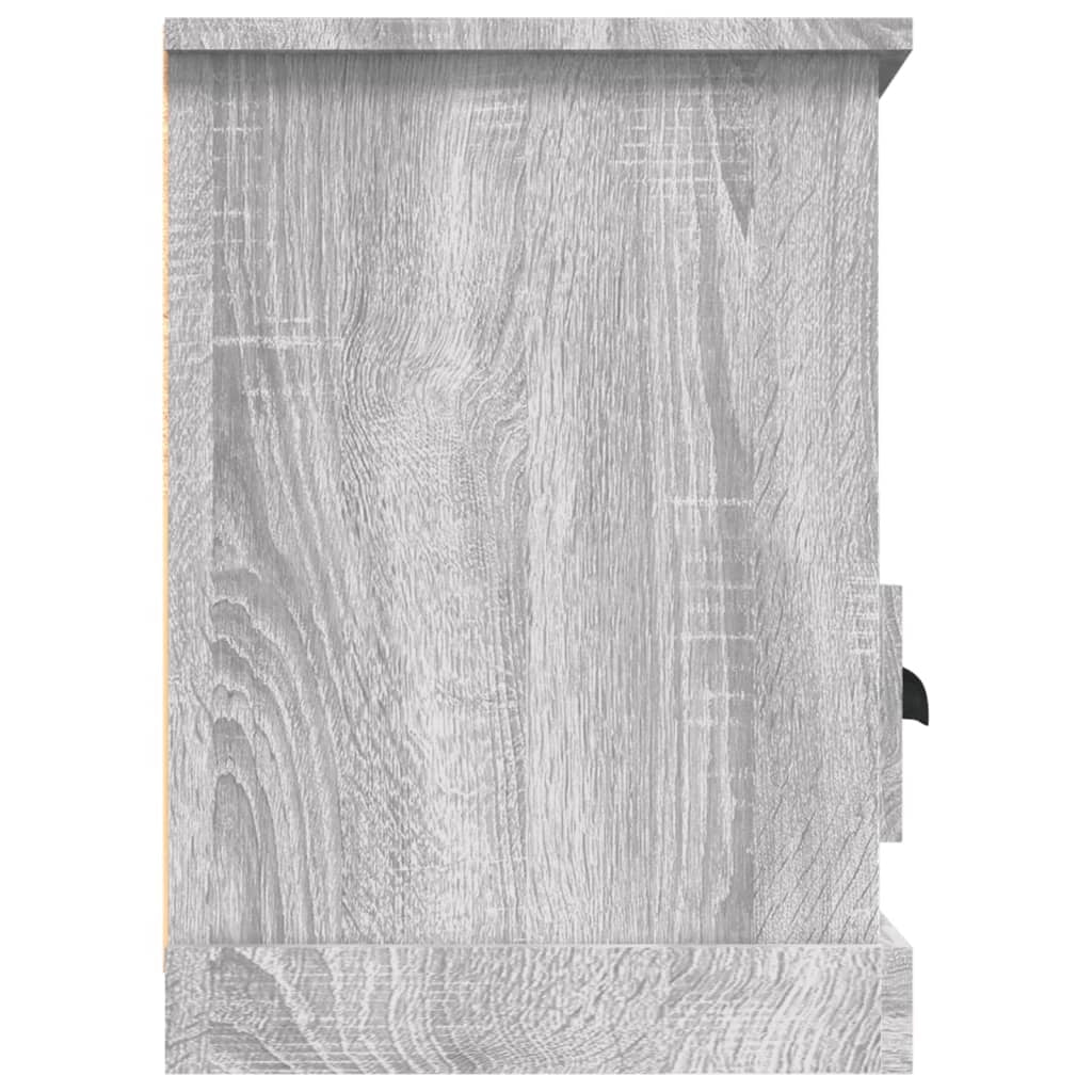 Mobile TV multimediale mensola TV credenza TV sala da pranzo soggiorno camera da letto Sonoma 100 x 35 x 50 cm legno ingegnerizzato grigio 02_0028336