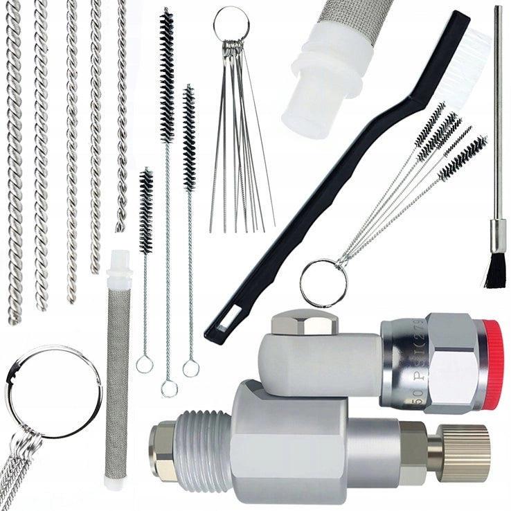 Valvola CleanShot per Spruzzatore Rosfix – Controllo Preciso del Flusso | Set di Pulizia 17 in 1