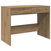 Scrivania | Tavolo da Ufficio Rovere Artigianale 101x50x76,5cm in Legno Multistrato