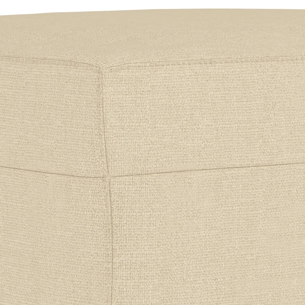 Set Divani 4 pz con Cuscini Crema in Tessuto 3201642