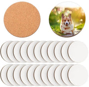 24 pacchi di sublimatori automatici, 10,2 x 10,2 cm, sublimatori per hardboard, sublimatori in curk e MDF bianchi