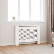 Copertura per Radiatore Bianca 112x19x81,5 cm in MDF 284323