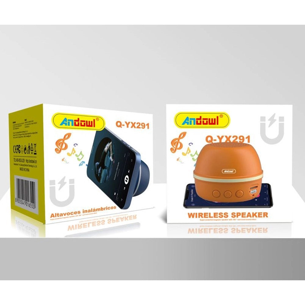 Trade Shop - Altoparlante Bluetooth Wireless Senza Fili Magnetico Multifunzione Portatile Q-yx291 -