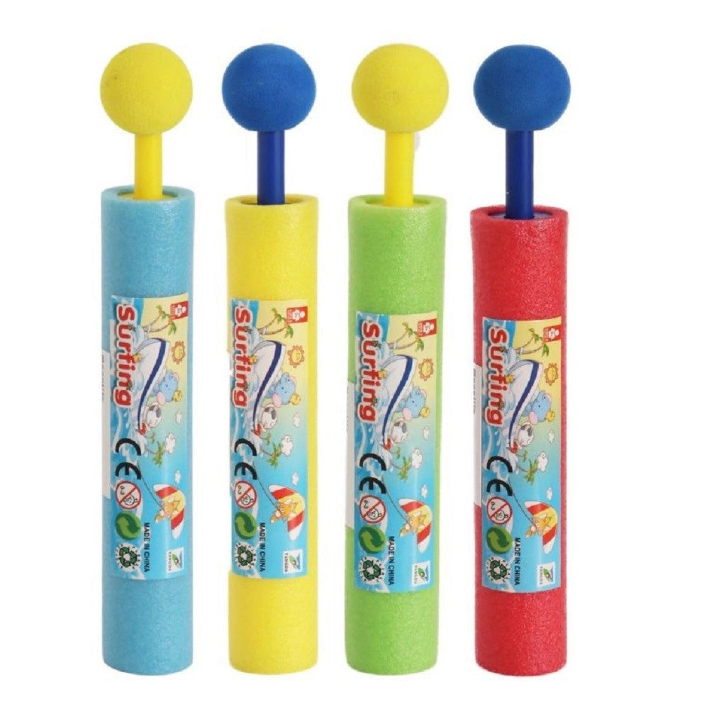 Trade Shop - Pistola Ad Acqua Tubo 15.5cm Manico A Pomello Bambini Schiuma Gioco Estate 605464 -