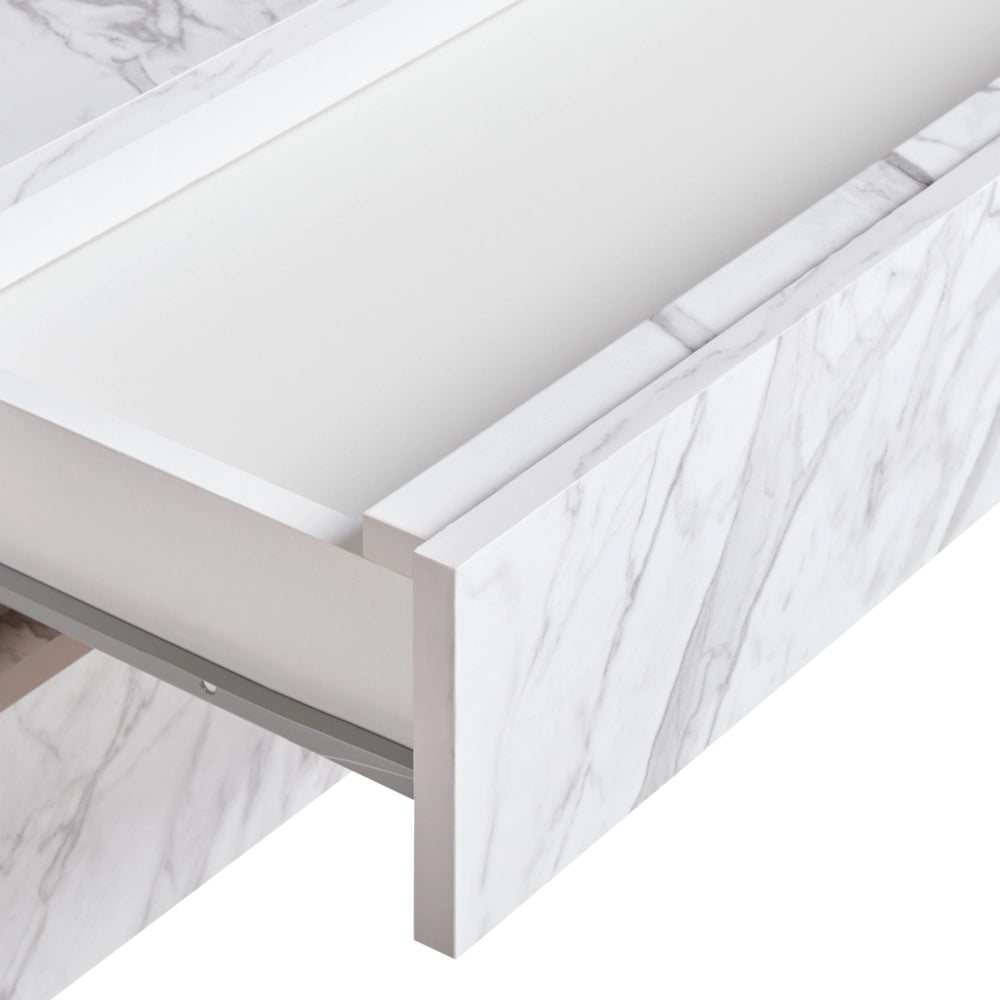 Mobile da bagno Bianco MDP Materiale sintetico Ruote Cassetti Stoccaggio Mobili da bagno