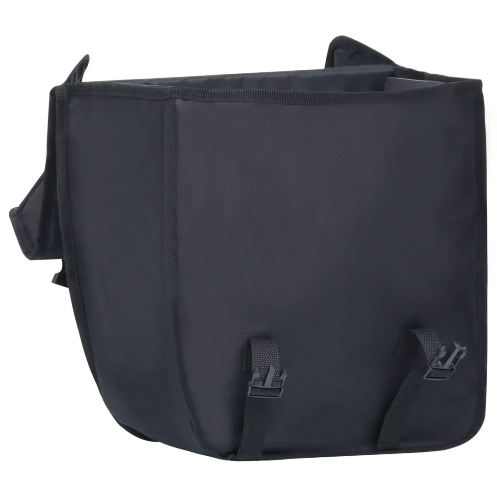 Borsa Singola Bicicletta Impermeabile per Portapacchi 21 L Nero