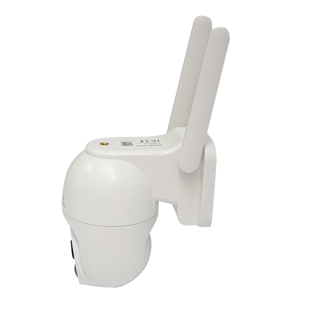 Telecamera di sorveglianza 2 MP con pannello solare e batteria da 18.000 mAh, scheda SIM 4G, rotazione 360° PTZ, rilevamento umano PIR e applicazione Ubox